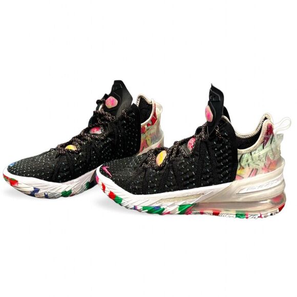 Nike LeBron 18 "James Gang" Basketball Shoes Multicolor Size 6.5 - Picture 1 of 8
